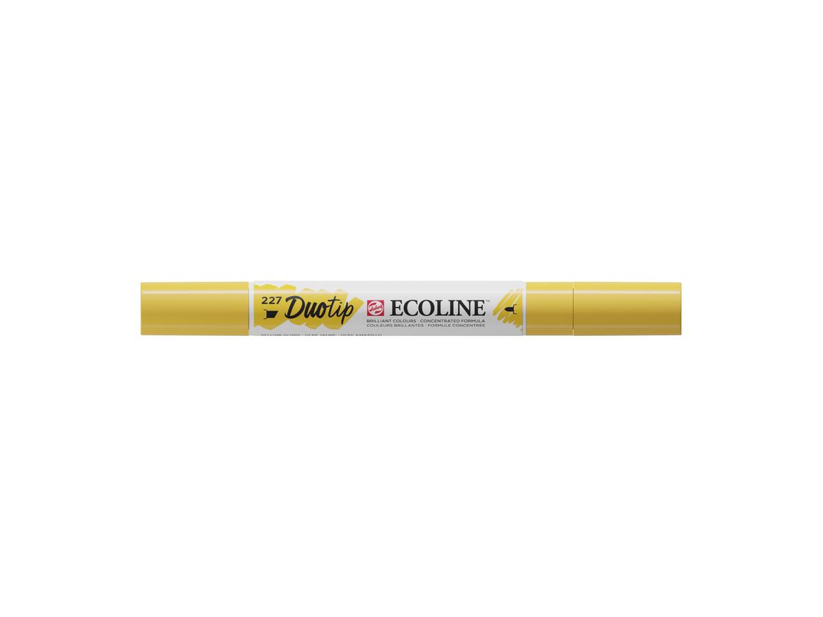 TALENS ECOLINE DUOTIP MARKER GELBER OCKER 227 3