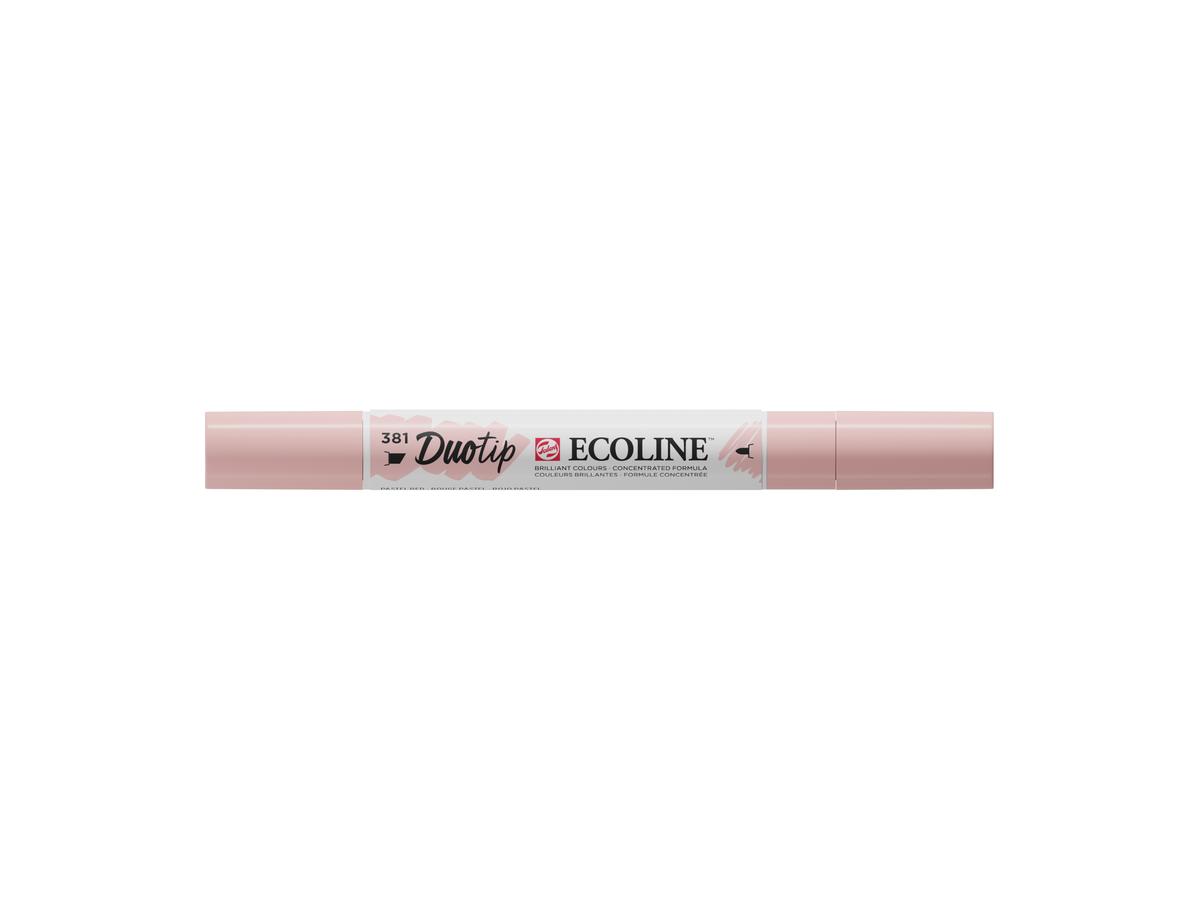 TALENS ECOLINE DUOTIP MARKER PASTELLROT 381 3