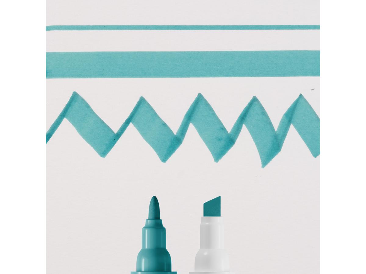 TALENS ECOLINE DUOTIP MARKER BLAUGRÜN 640 2