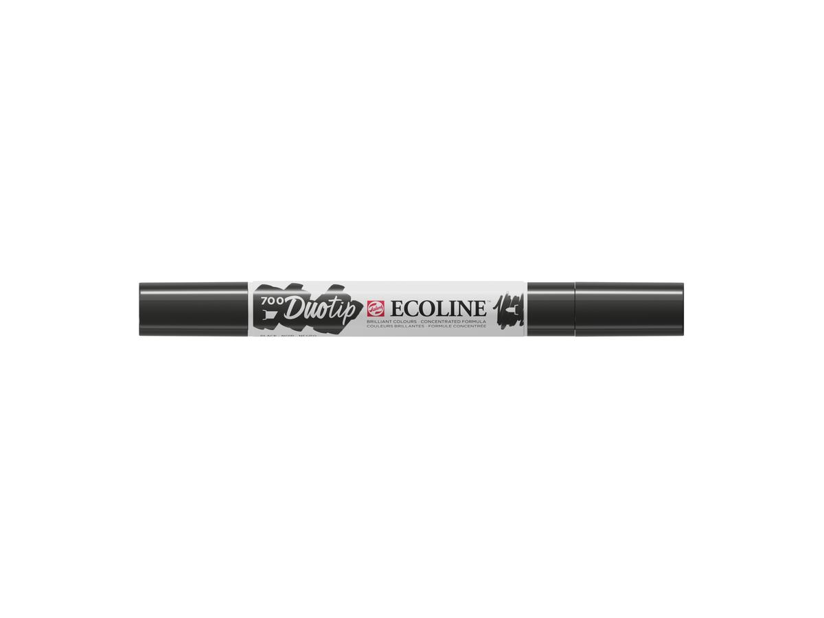 TALENS ECOLINE DUOTIP MARKER SCHWARZ 700 3