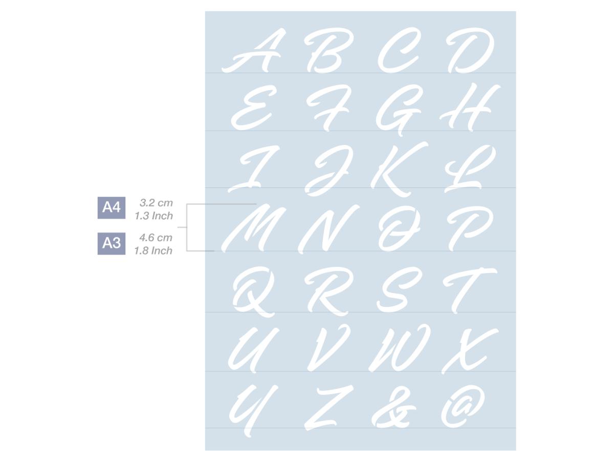 QBIX SCHABLONEN ORNAMENTAL SET A3 7