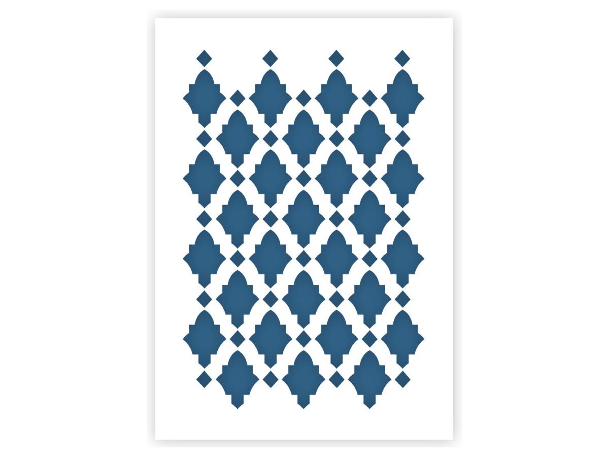QBIX SCHABLONEN SET A3 TILE 3: FLEUR DE LIS 1 2
