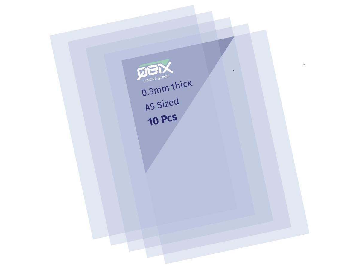 QBIX 200 MICRON SHEETS 10 STÜCK A5 2