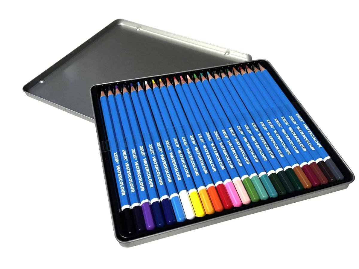 ZIELER AQUARELPOTLODEN SET 24 STUKS 2