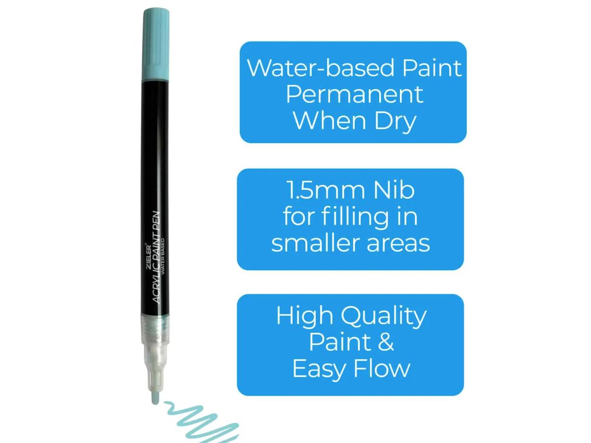 ZIELER PAINT MARKER SET 1,5MM SPITZE PASTELL 12 STÜCK 3