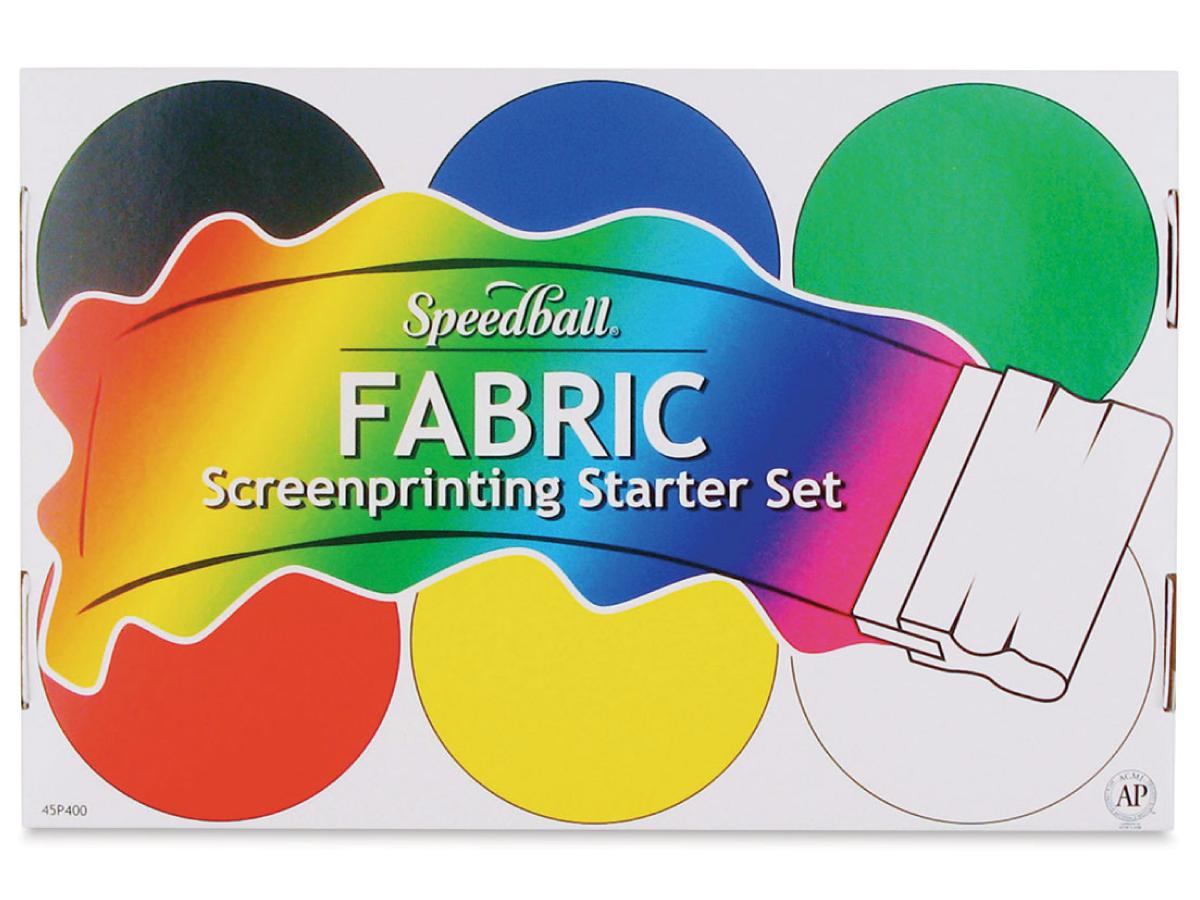 SPEEDBALL FABRIC SIEBDRUCK FARBE STARTER SET 118ML 6 STÜCK 2