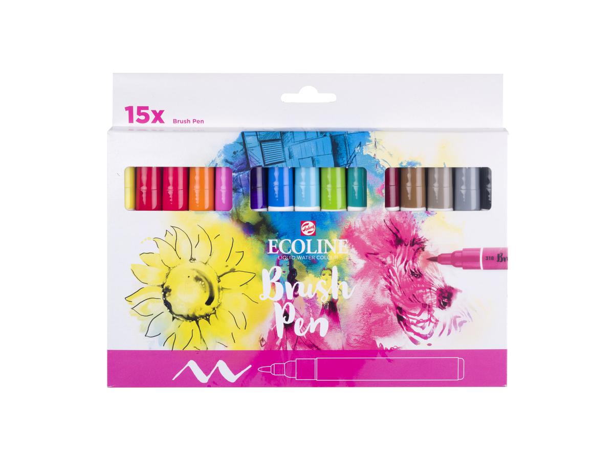 TALENS ECOLINE BRUSH PEN SET 15 3