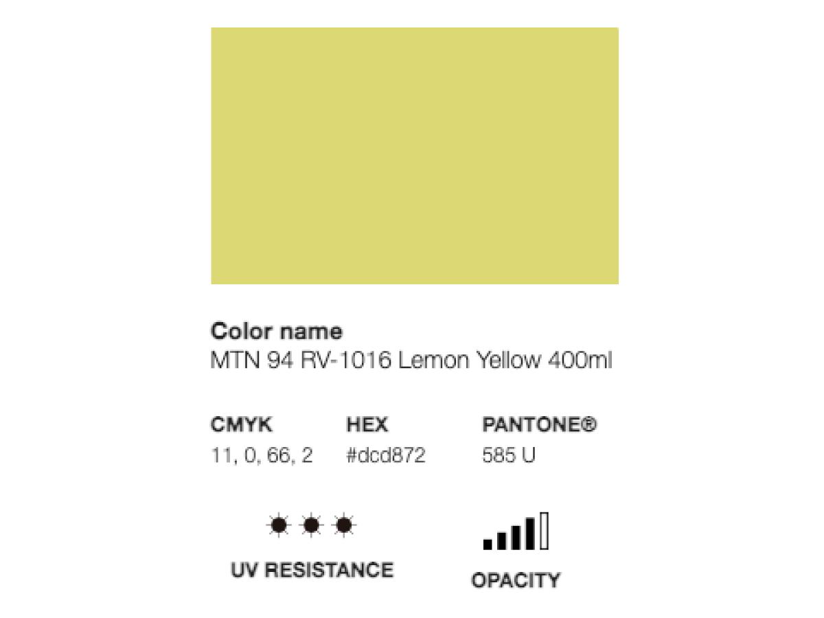 MONTANA 94 400ML RV-1016 LEMON YELLOW 2