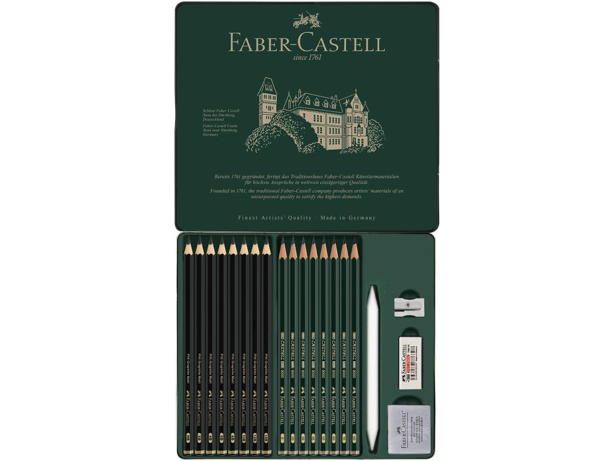 FABER-CASTELL 9000 & GRAPHITE MATT SET 20 STÜCK 2