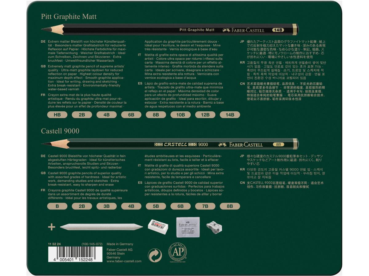 FABER-CASTELL 9000 & GRAPHITE MATT SET 20 STÜCK 3