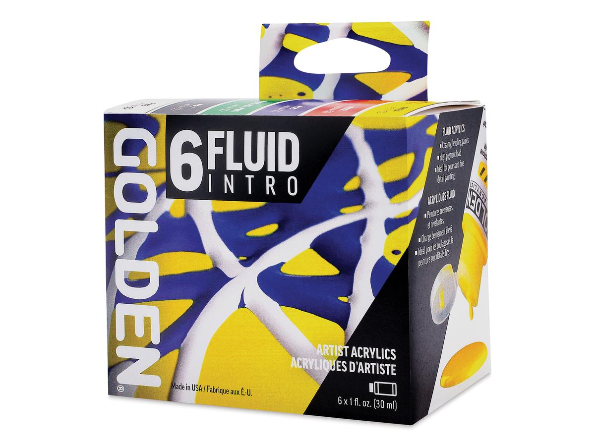 GOLDEN ACRYL FLUID INTRO SET 6X 30ML 2