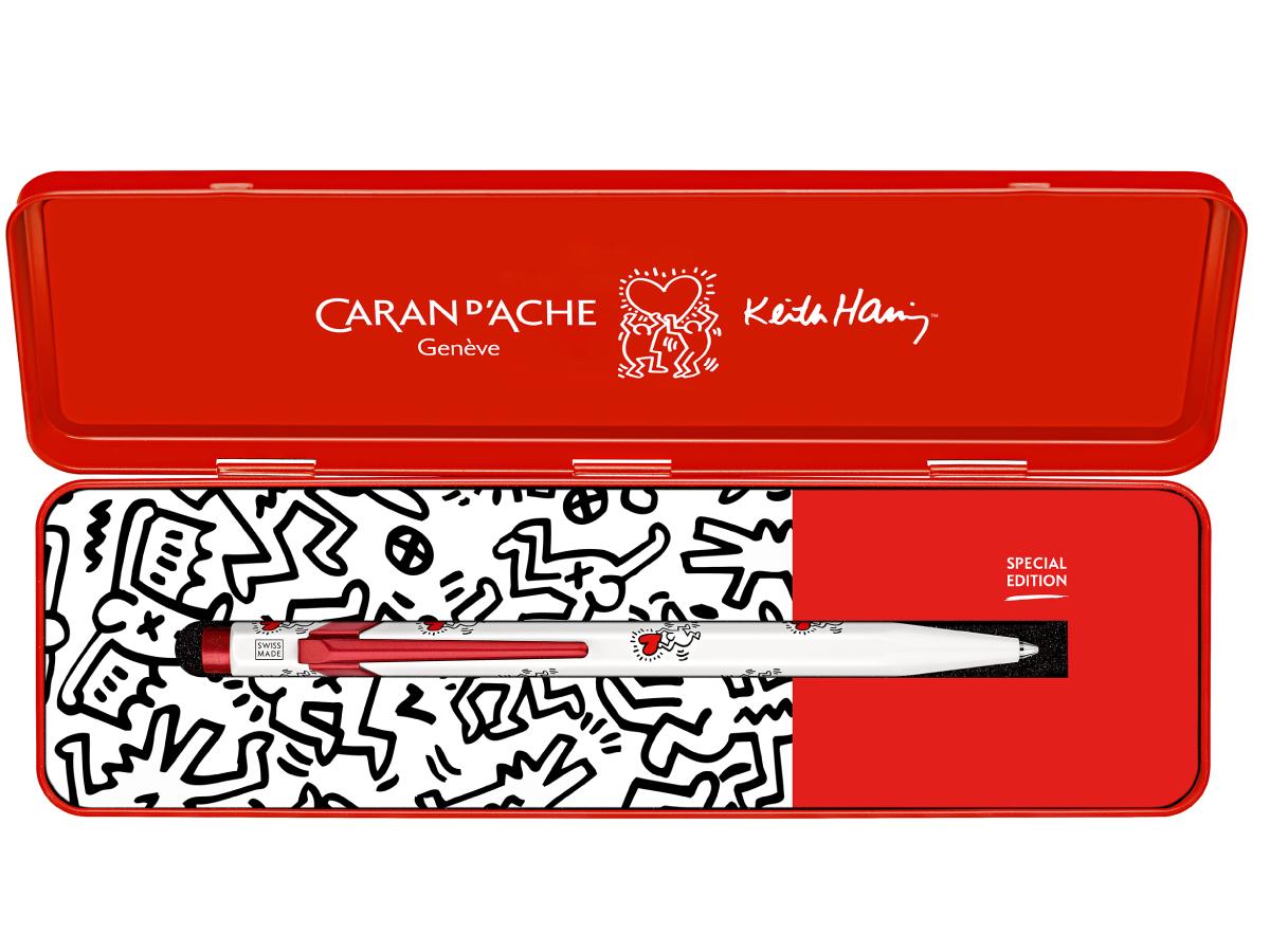 CARAN D'ACHE KEITH HARING BALL PEN WEISS 2