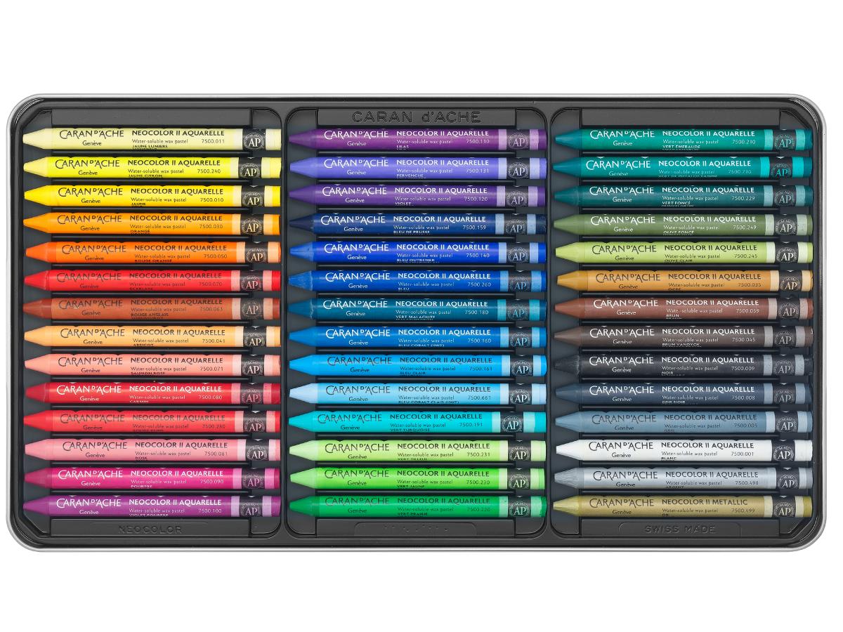 CARAN D'ACHE KEITH HARING MIXED MEDIA SET WASSERLÖSLICH 42 PASTELLS + 40 BUNTSTIFTE 4