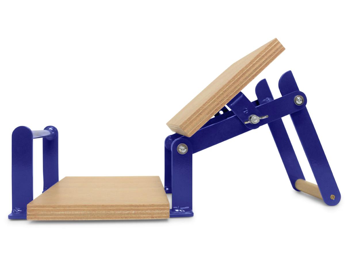 WOODZILLA  HANDHEBEL DRUCKPRESSE A5 BLAU 3
