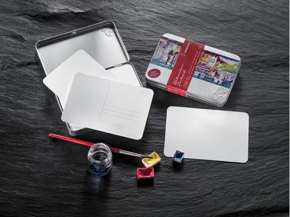 HAHNEMÜHLE AQUARELL POSTKARTEN A6 30 BLÄTTER MATT 3