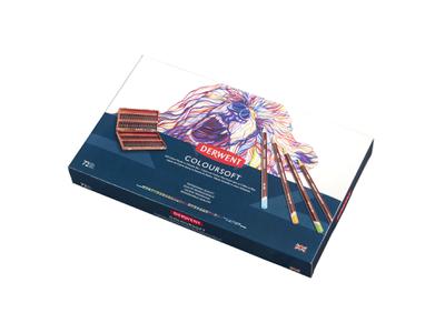 DERWENT COLOURSOFT BUNTSTIFTE HOLZKASTEN 72X 2