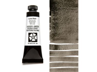 DANIEL SMITH S1 AQUARELLFARBE 15ML 049 LUNAR BLACK 2