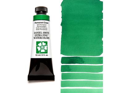 DANIEL SMITH S1 AQUARELLFARBE 15ML 070 PERMANENT GREEN 2