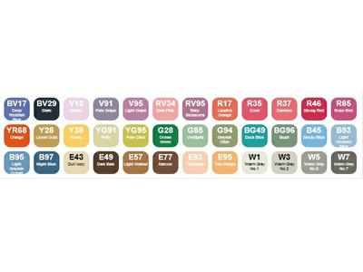 COPIC CIAO 36-ER MARKERSET D 2