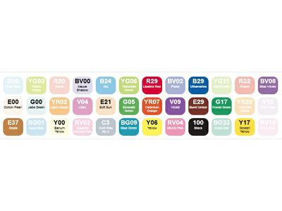 COPIC CIAO 36-ER MARKERSET A 2