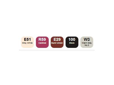 COPIC CIAO SET 5+1 (MULTILINER) MANGA COLOURS SET 5 2