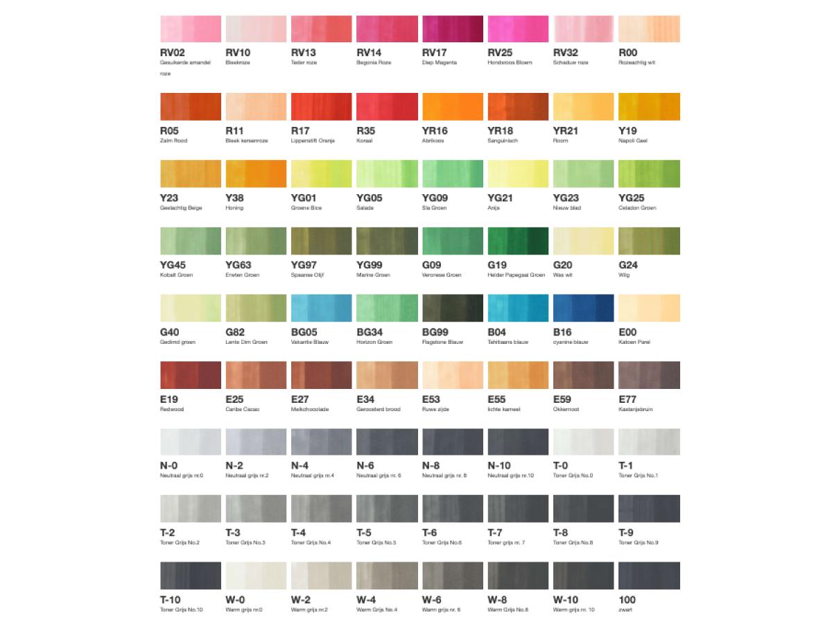 COPIC SKETCH SET 72-ER C 2