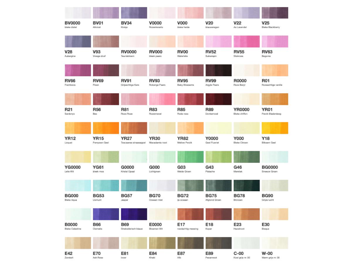 COPIC SKETCH SET 72-ER E 2