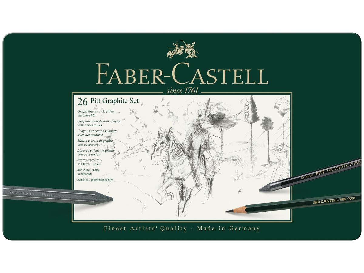 FABER CASTELL PITT GRAPHITE SET 26X 2