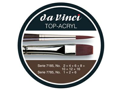 DA VINCI 6405 TOP-ACRYL PINSLESET 2