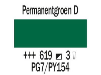 COBRA ARTIST WASSERVERMALBARE ÖLFARBE 40ML 619 PERMNENTGRÜN DUNKEL 2