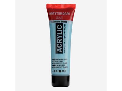 TALENS AMSTERDAM STANDARD 20ML 551 HIMMELBLAU HELL 2