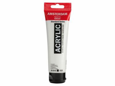 TALENS AMSTERDAM STANDARD ACRYL 120ML 105 TITANWEISS 2