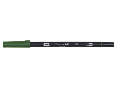 TOMBOW ABT DUAL BRUSH PEN 177 JADE DUNKEL 4