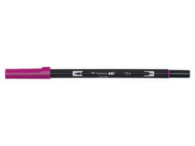 TOMBOW ABT DUAL BRUSH PEN 755 RUBINROT 4