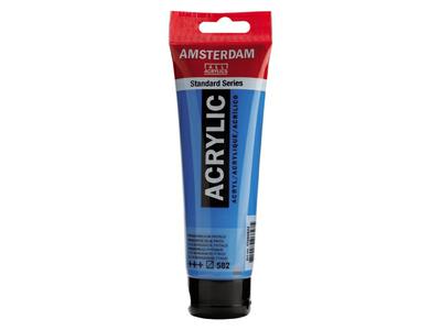 TALENS AMSTERDAM STANDARD ACRYL 120ML 582 MANGANBLAU PHTALO 2