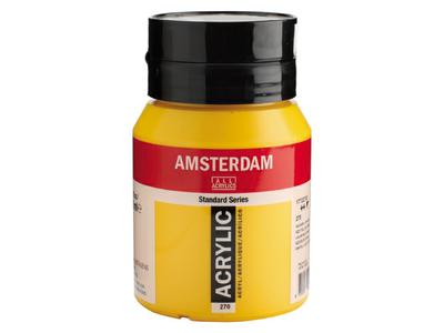 TALENS AMSTERDAM STANDARD ACRYL 500ML 270 AZOGELB DUNKEL 2