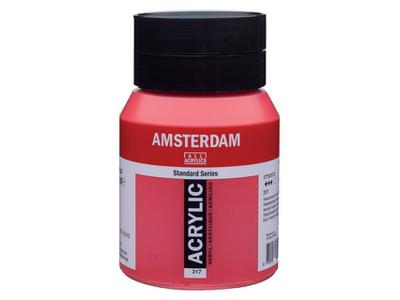 TALENS AMSTERDAM STANDARD ACRYL 500ML 317 TRENSP.ROT MITTEL 2