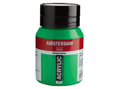 TALENS AMSTERDAM STANDARD ACRYL 500ML 619 PERMANENTGRÜN H 2