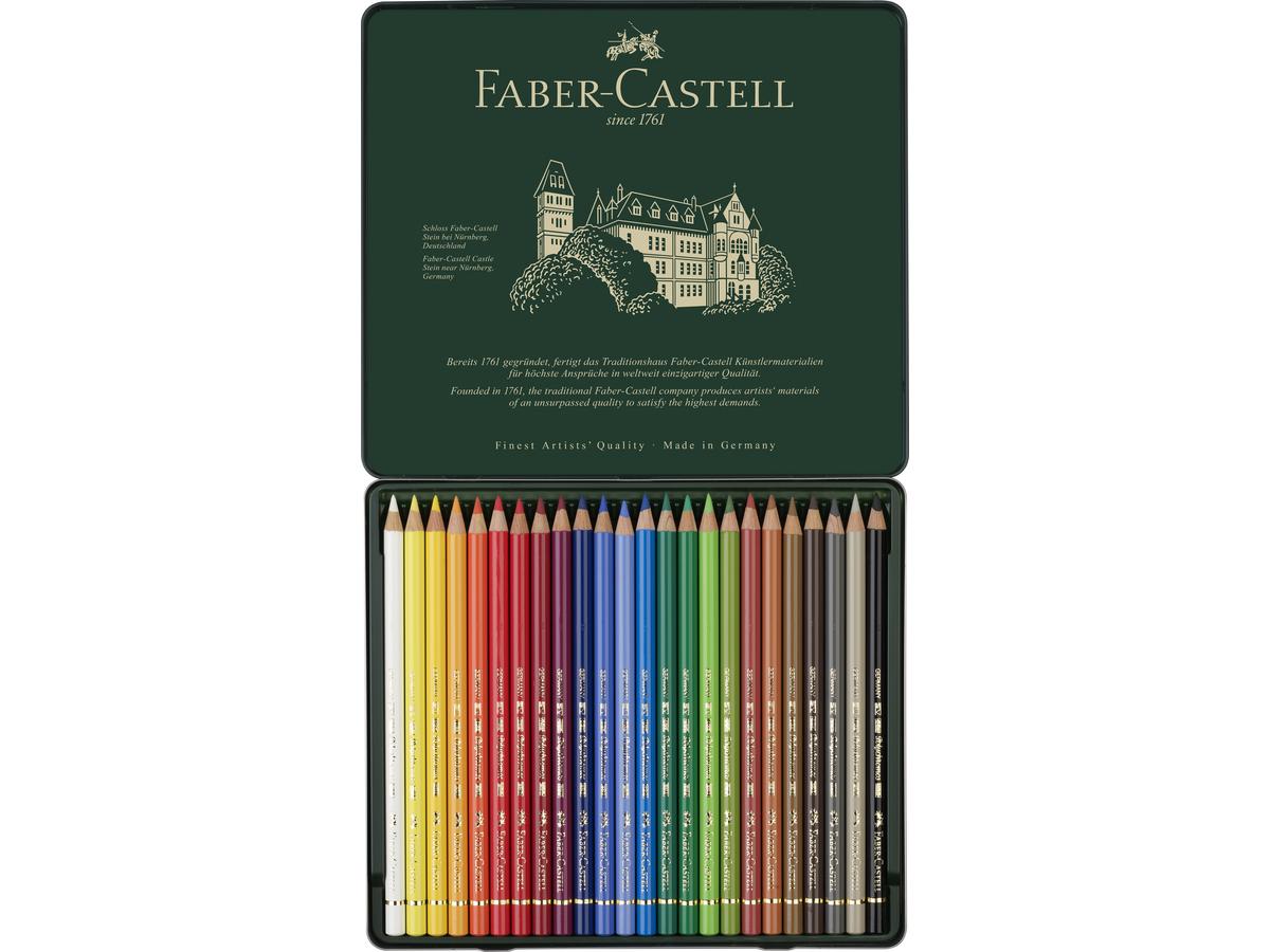 FABER-CASTELL POLYCHROMOS KÜNSTLER-FARBSTIFTE 24 FC-110024 2