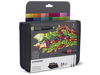 WINSOR & NEWTON PROMARKER SET STUDENT DESIGNER 24+1 IN ETUI 2