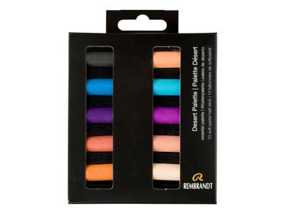 REMBRANDT SOFTPASTEL SET DESSERT PALLETTE HALBE KREIDEN 10X 5