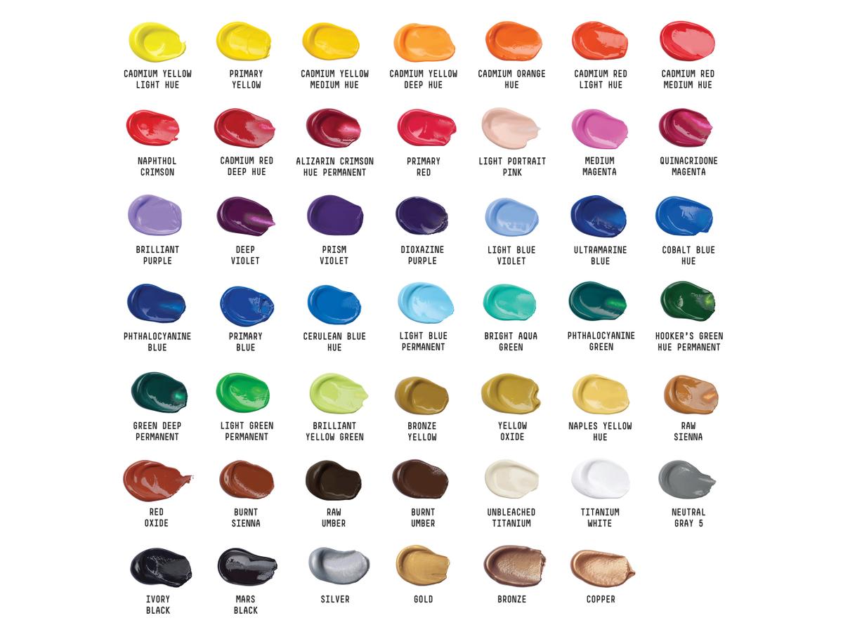 LIQUITEX BASICS ACRYLFARBEN SET 48X22ML 2
