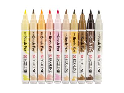 TALENS ECOLINE® BRUSH PEN MARKER SET 10X HAUT 2