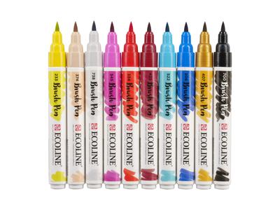 TALENS ECOLINE® BRUSH PEN MARKER SET 10X MODUS 2
