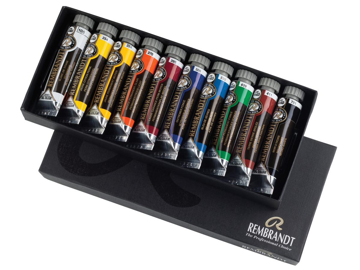 TALENS REMBRANDT ÖLFARBENSET 10X15ML 3