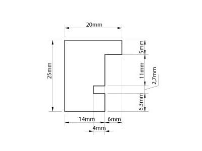 VAN BEEK WECHSELRAHMEN HOLZ BASIC BLANK 60X80CM 2