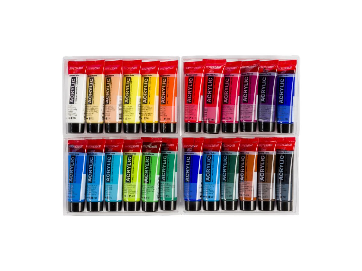 TALENS AMSTERDAM ACRYLFARBESET 24 X 20ML 2