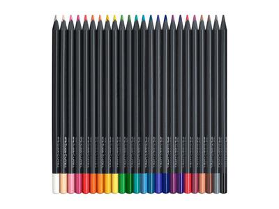 FABER-CASTELL BLACK EDITION  BUNTSTIFTE SET 24X 2