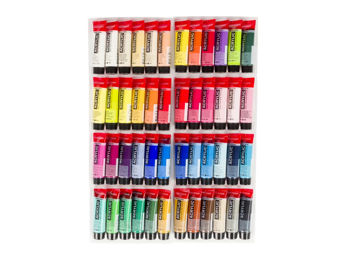 TALENS AMSTERDAM ACRYLSET 48 X 20ML BASIS FARBEN 3