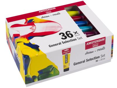 TALENS AMSTERDAM ACRYLFARBE STANDARD SERIES 20ML 36X SET 2